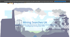 Desktop Screenshot of miningsearchesuk.com