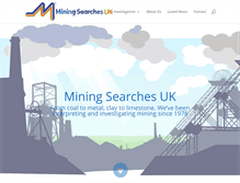 Tablet Screenshot of miningsearchesuk.com